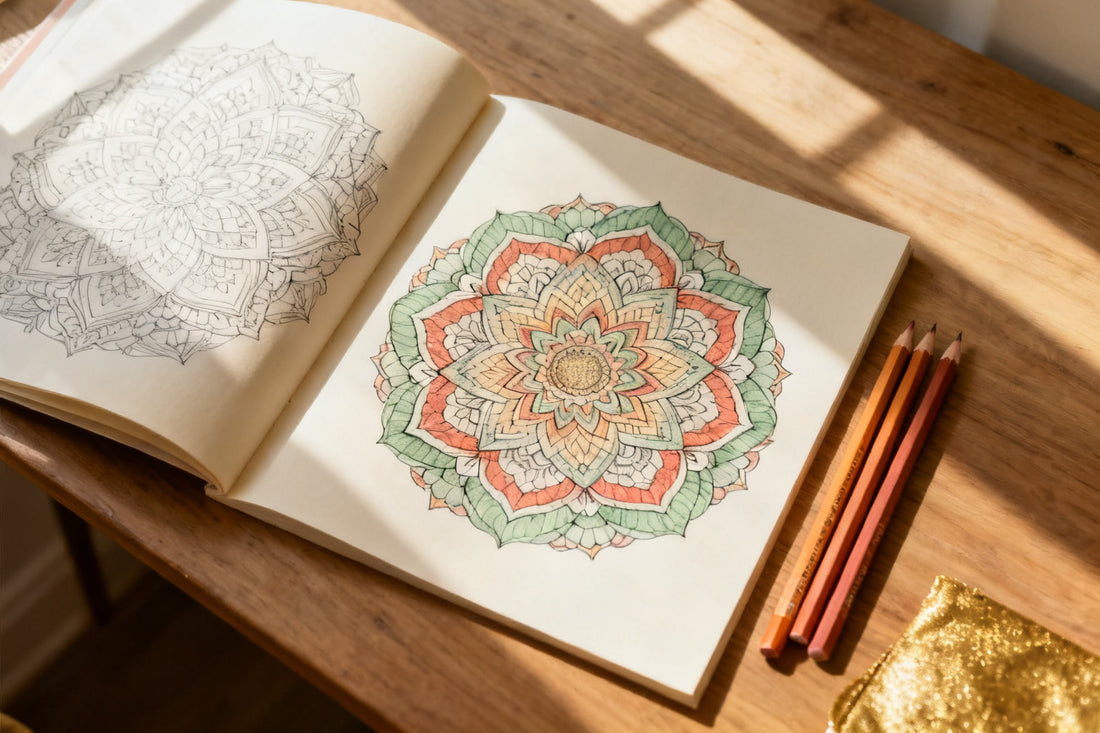 Mandala coloriage Magnesium Relaxation