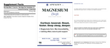 Magnesium Drift label: supplement facts, suggested use and warnings