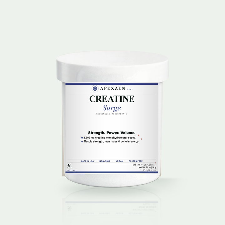 Creatine Surge micronized monohydrate, 50 servings - Apexzen