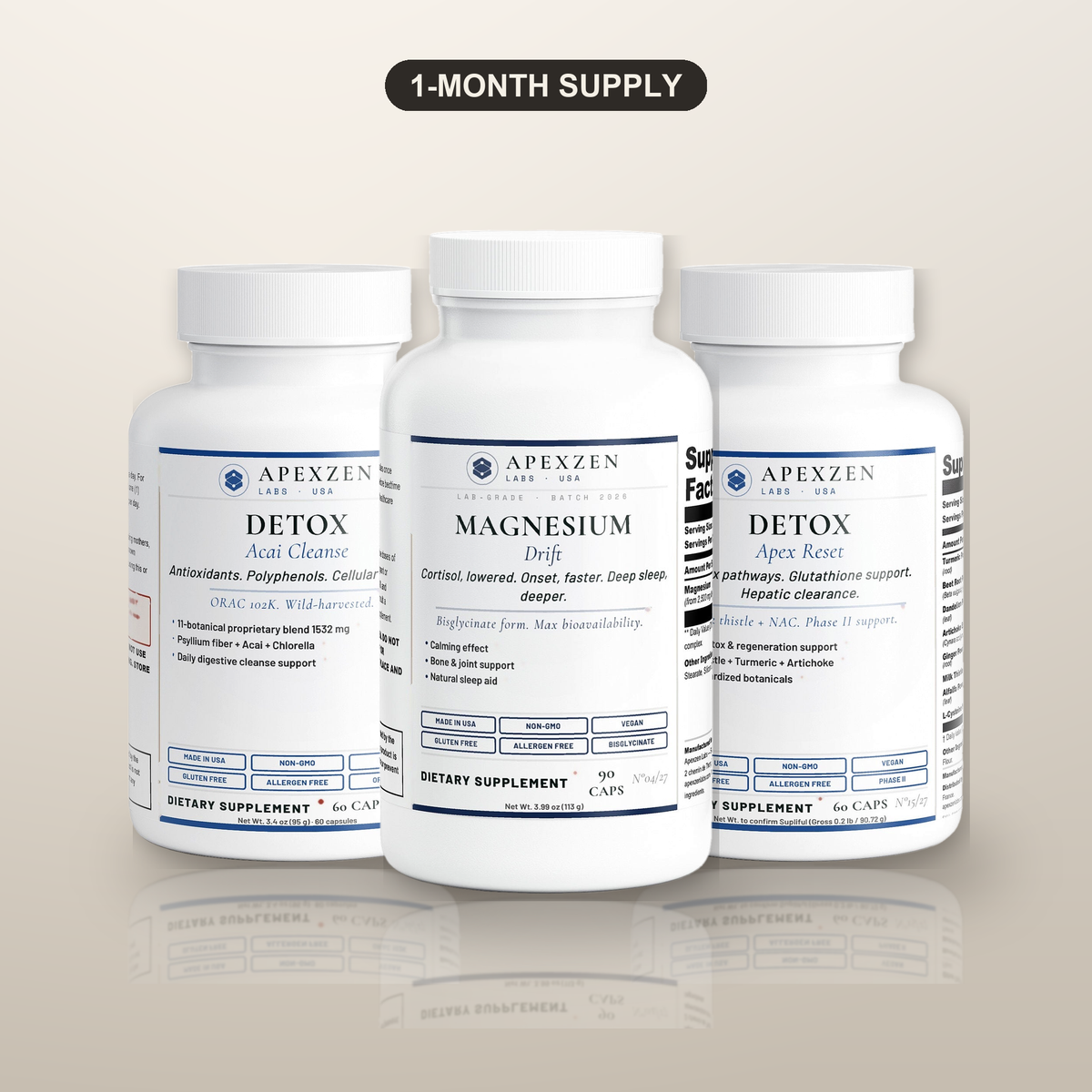 CLEANSE Reset Bundle 1-month bundle