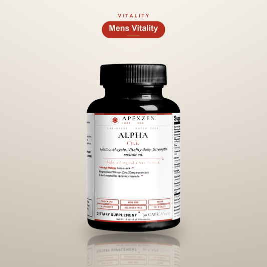 Apexzen Alpha Cycle - Mens Vitality capsules