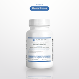 Apexzen Lions Mane mental focus - white studio