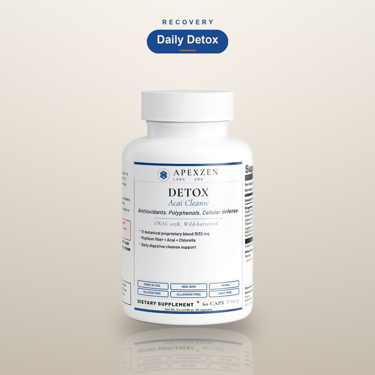 Apexzen Max Detox Acai - Daily Detox capsules
