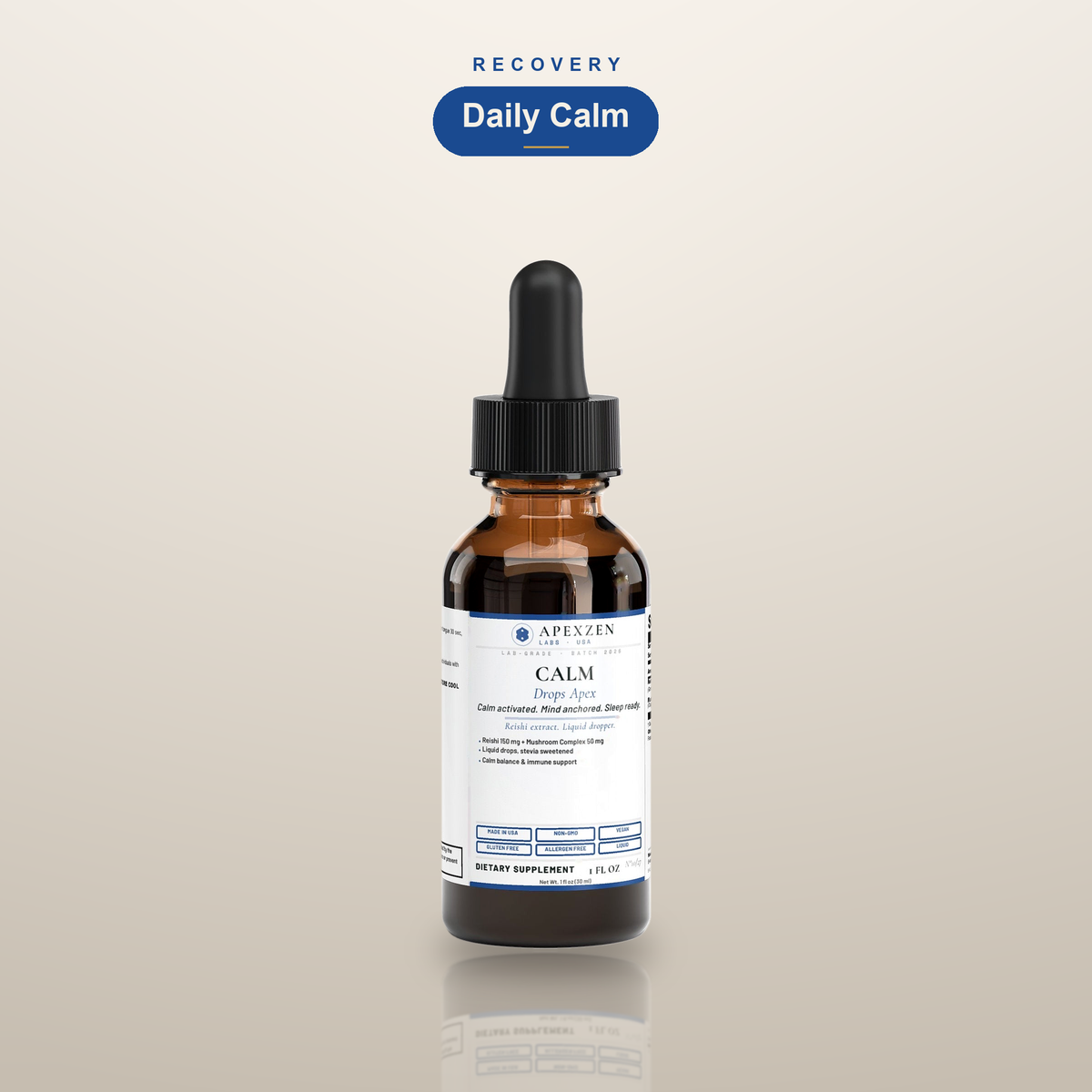 Apexzen Calm Drops - Daily Calm liquid