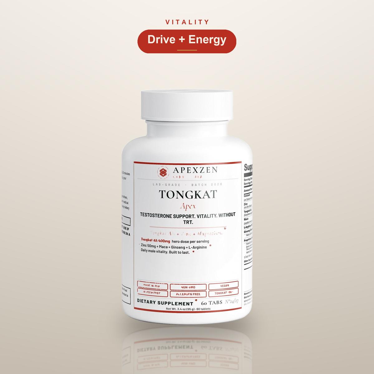 Apexzen Tongkat Apex - Drive and Energy capsules