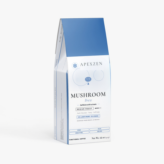 Apexzen Vitality Mushroom Coffee - Mushroom Brew Medium Roast